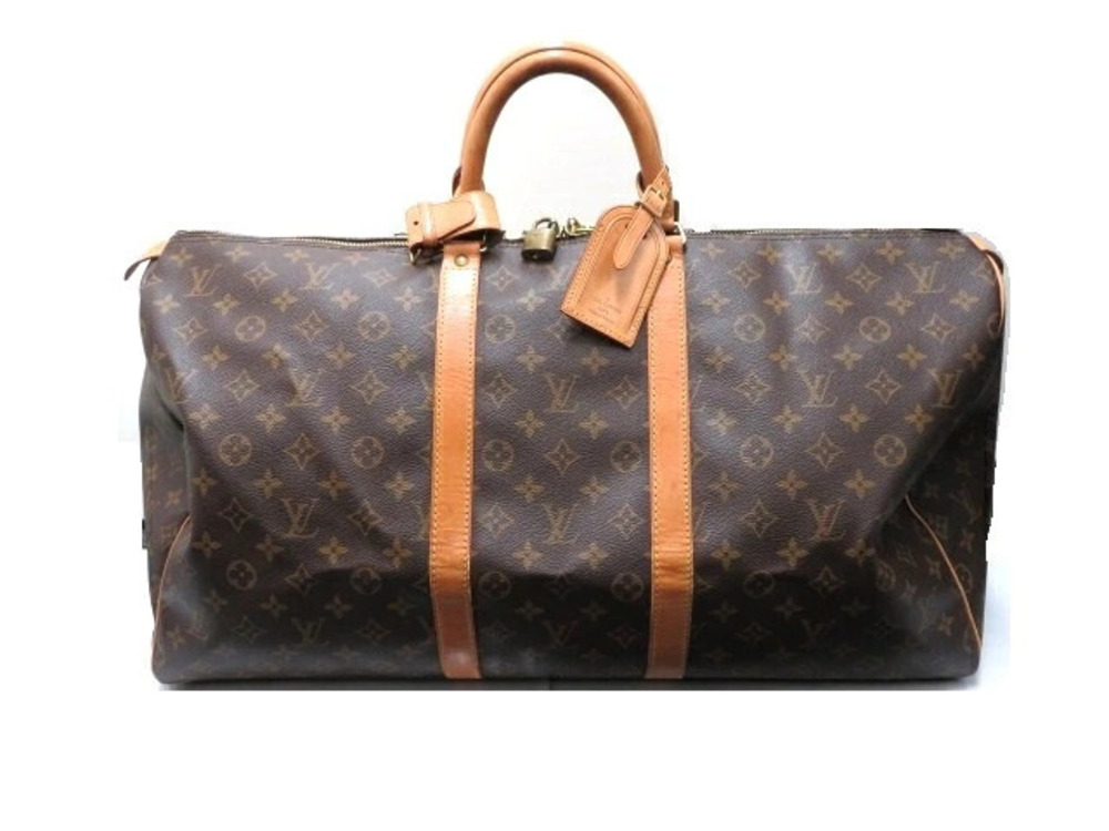 LOUIS VUITTON Keepall Boston Bag Monogram